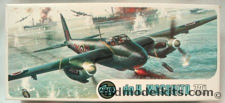 Airfix 1/72 Mosquito Mk.II / VI / XVII -23rd Sq - 248/254 Sq - 1 Sq RAF, 399 plastic model kit